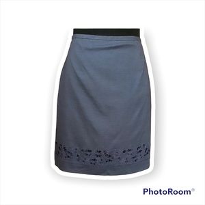 Ann Taylor blue skirt